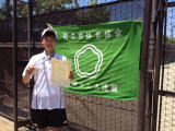 平成26年度 春季大会 男子中学生シングルス