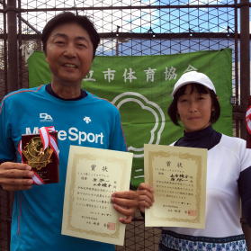 令和元年度 秋季大会 110歳ミックスダブルス