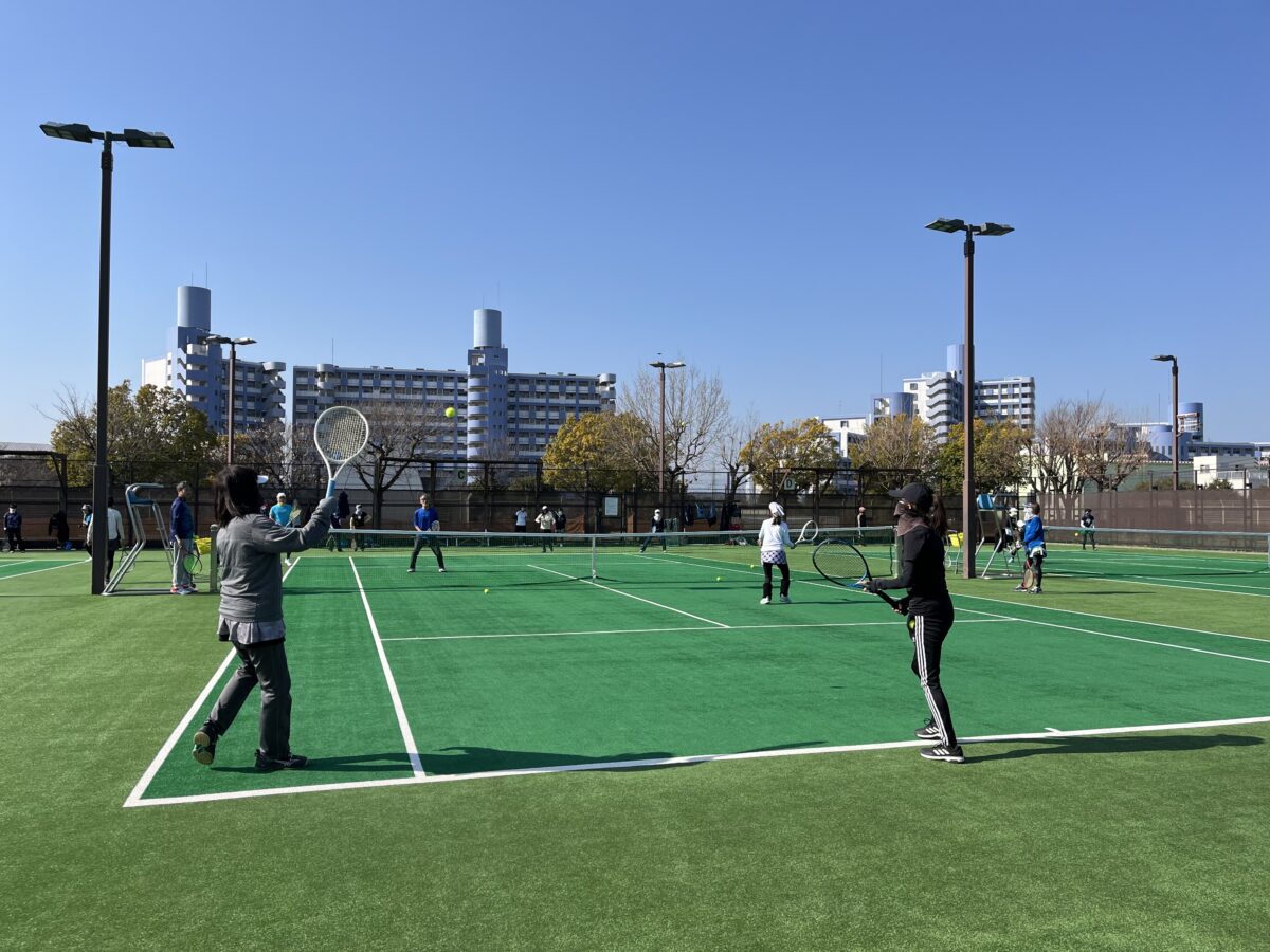国立市シニアテニスレッスン&親睦試合