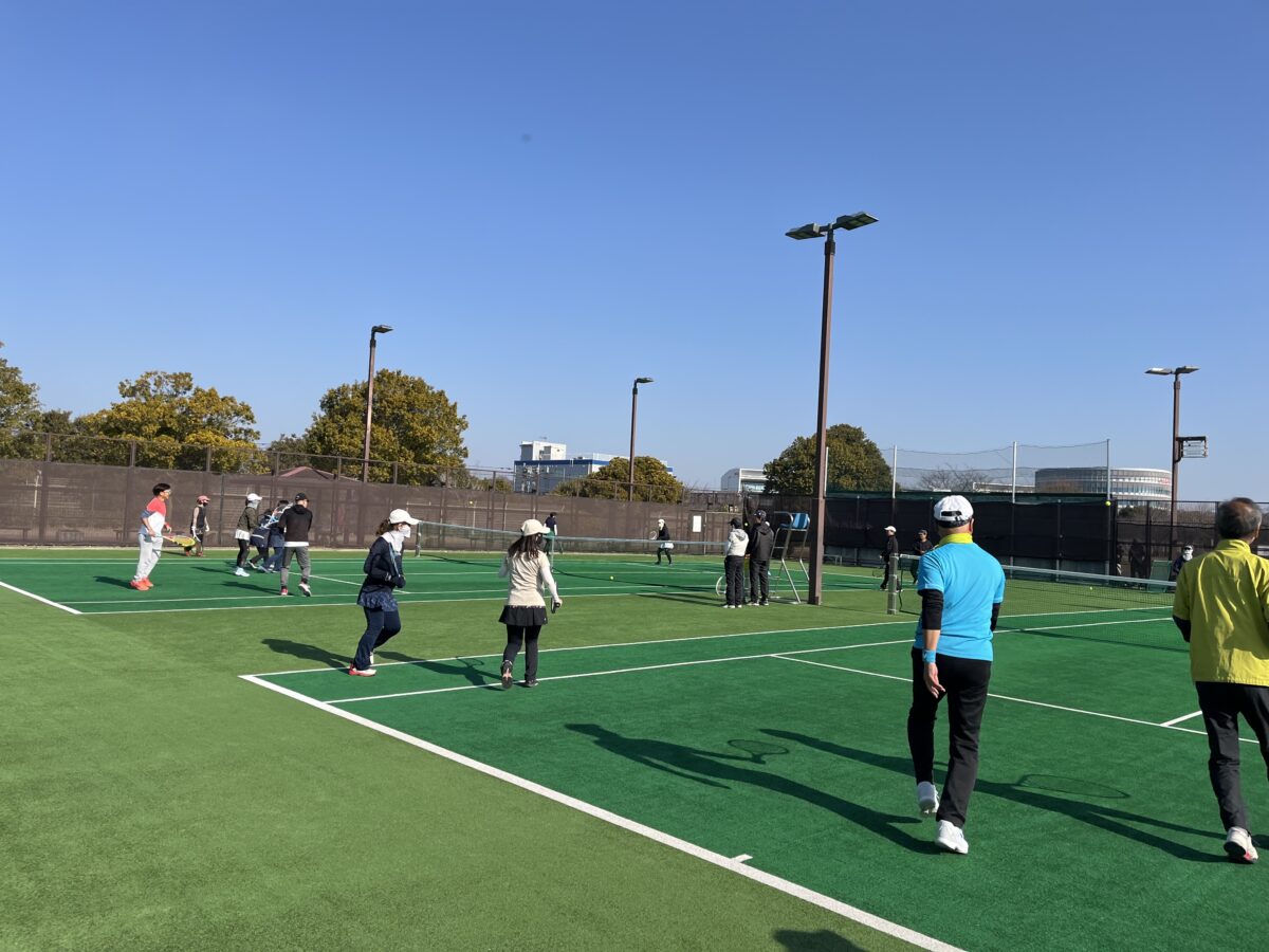 国立市シニアテニスレッスン&親睦試合